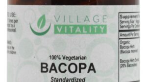 Bacopa- 90 Veggie Capsules- Front