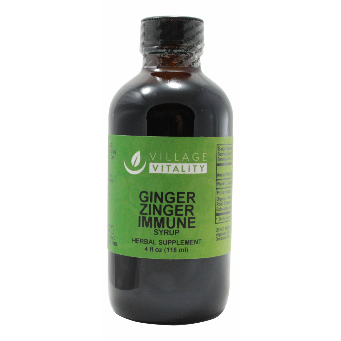 Ginger Zinger Immune Syrup - 4 oz Liquid