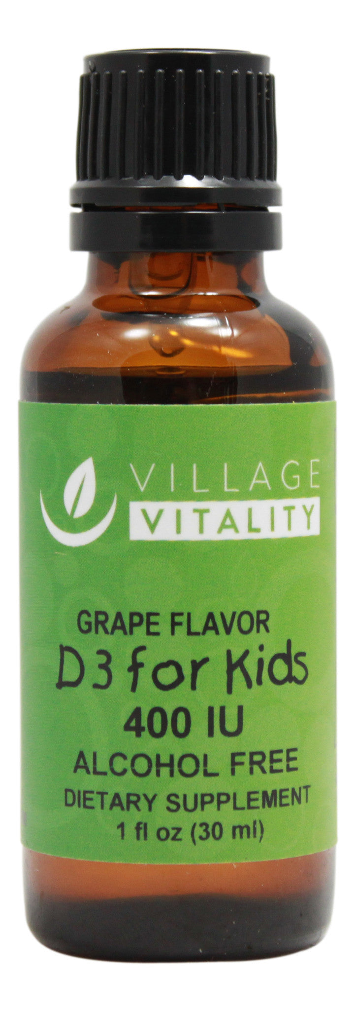 Kid's D3 400 I.U. - 1 oz Liquid Front