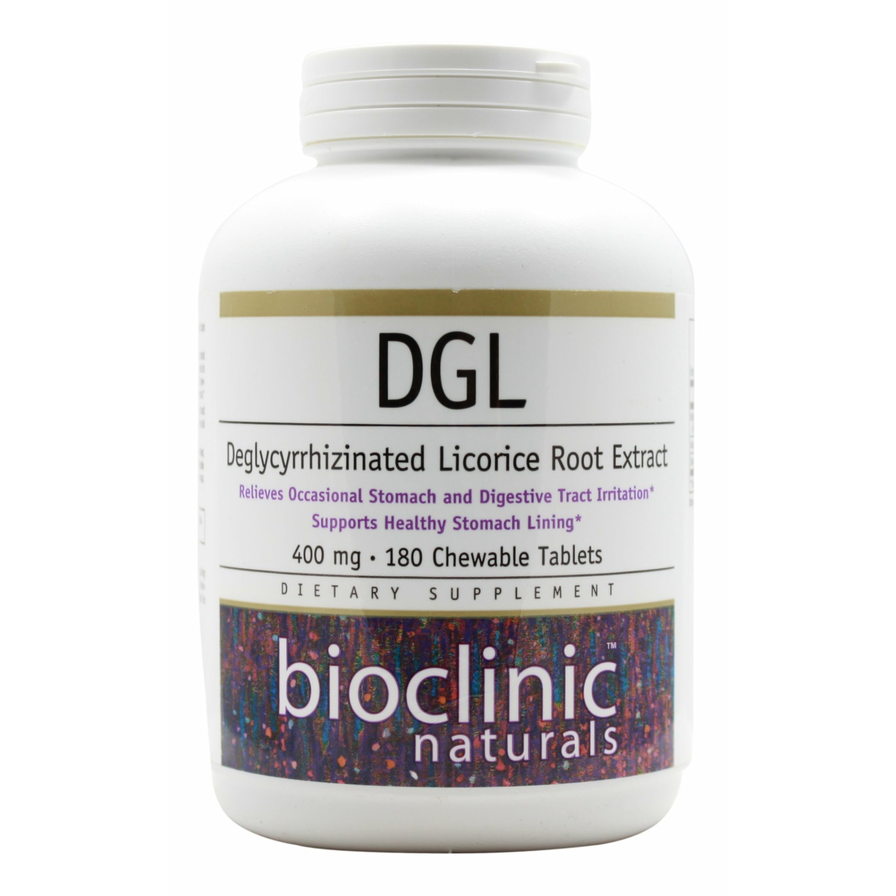 Bioclinic DGL 400 mg - 180 Chewable Tablets
