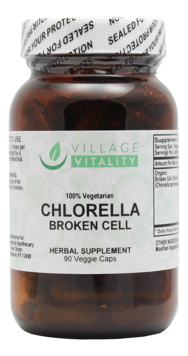 Chlorella (Broken Cell) - 90 Capsules - Front