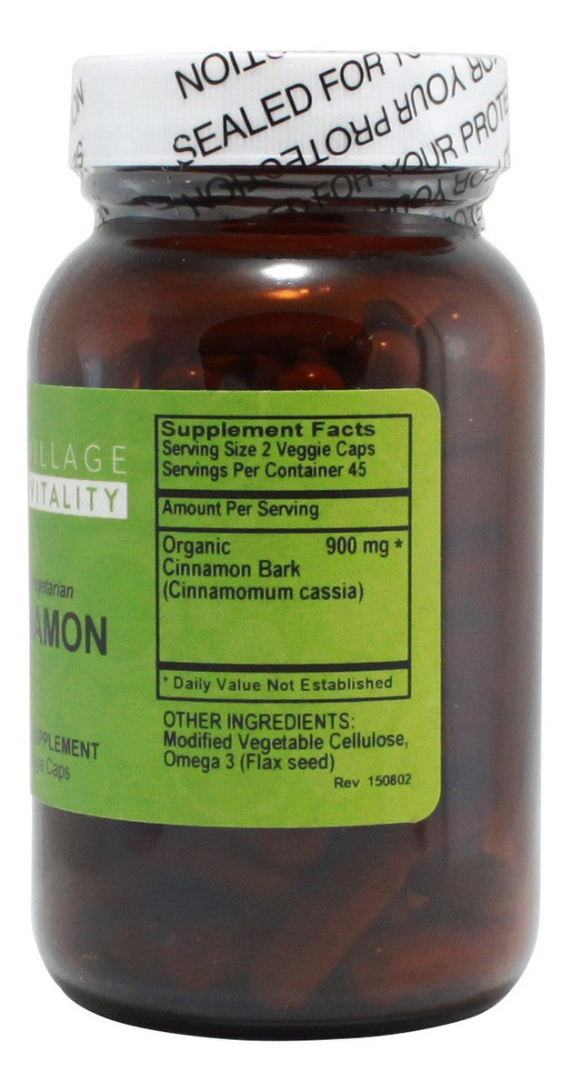 Cinammon - 90 Capsules - Supplement Facts