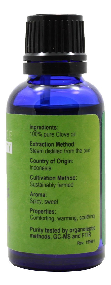 Clove Bud Essential Oil - 1 oz - Supplement Facts