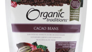 Cacao Beans - 8 oz - Front