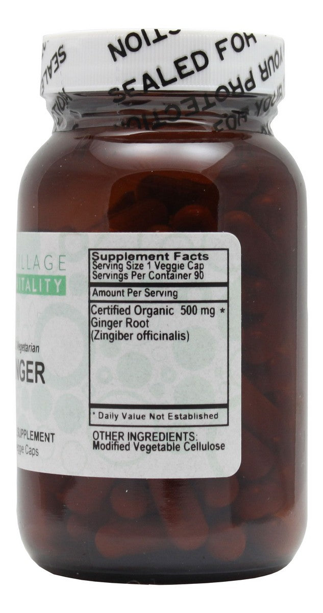 Ginger - 90 Capsules - Supplement Facts