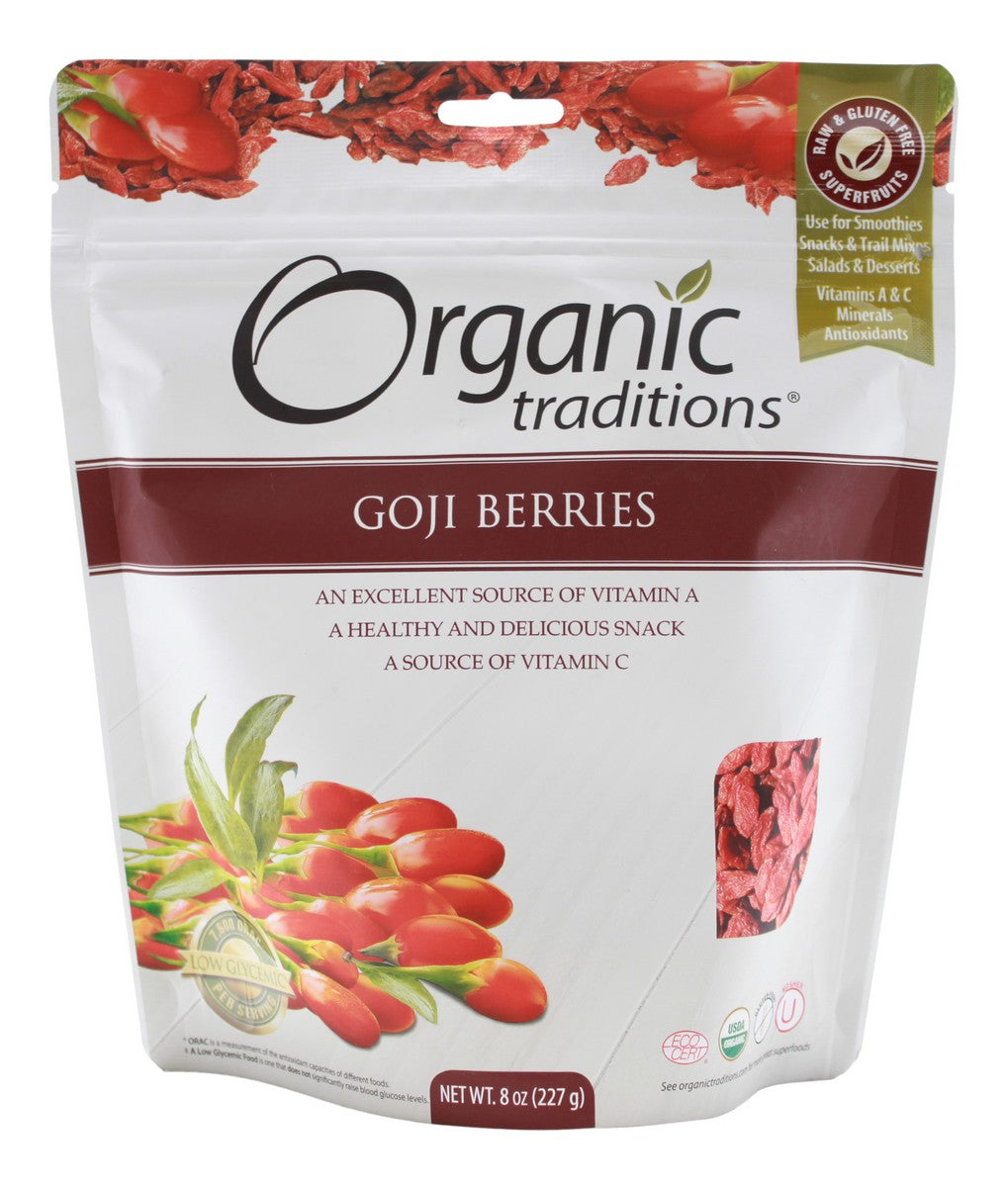 Goji Berries - 8 oz - Front