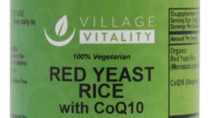 Red Yeast Rice with CoQ10 - 90 Capsules - Front