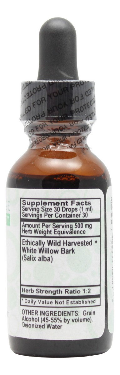 White Willow - 1 oz Liquid - Supplement Facts