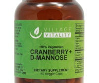 Cranberry + D-Mannose - 60 Capsules - Front