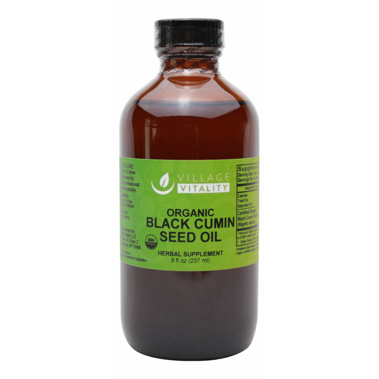 Organic Black Cumin Seed Oil - 8 oz