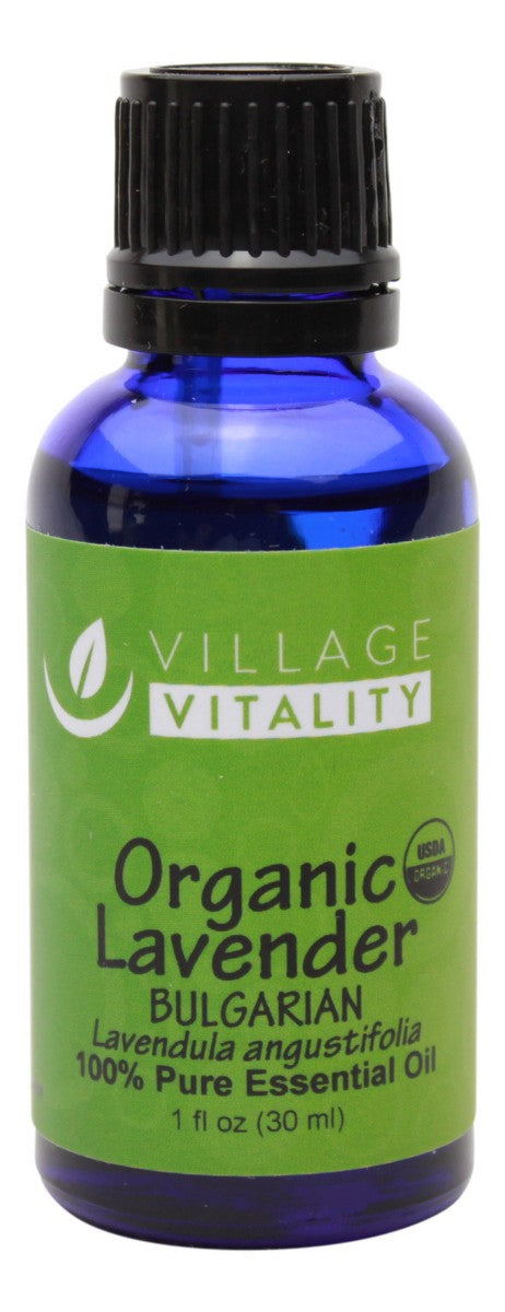 Organic Lavender (Bulgarian) Essential Oil - 1 oz - Front