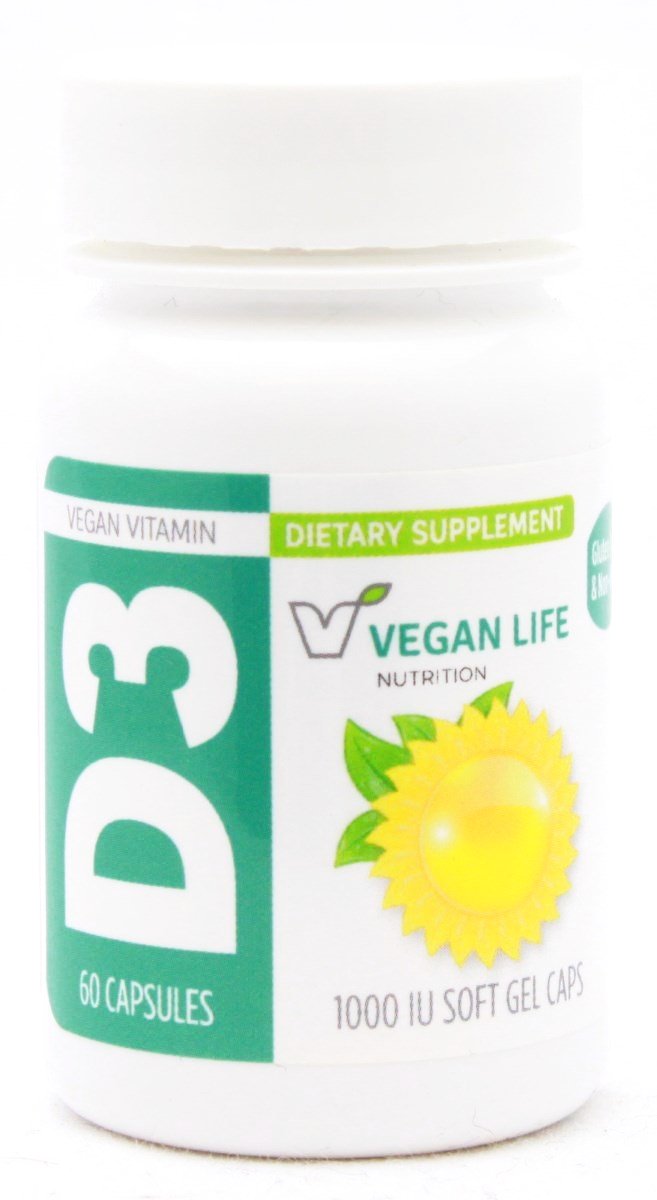 Vegan D3 1000 - 60 softgels