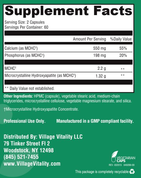 Calcium Hydroxyapatite Concentrate - 120 Capsules