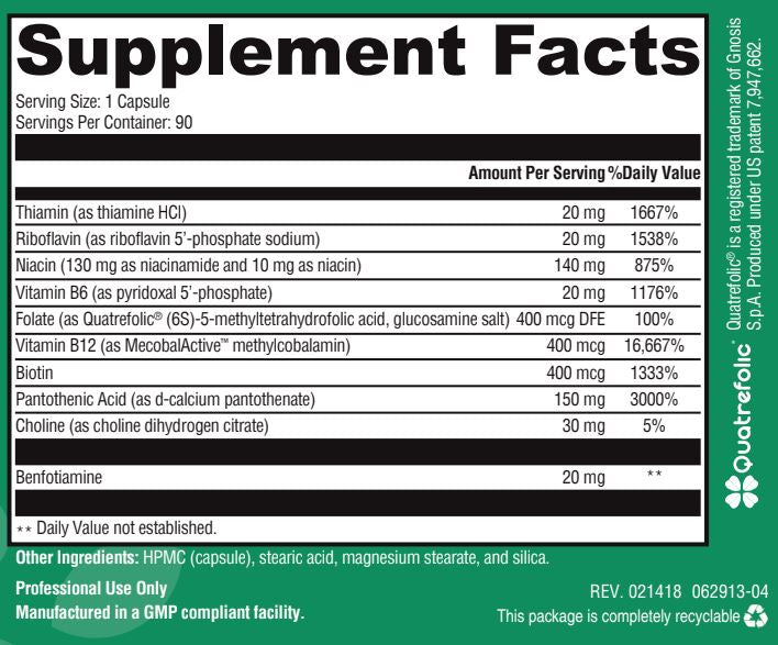 Coenzyme B-Complex - 90 Capsules