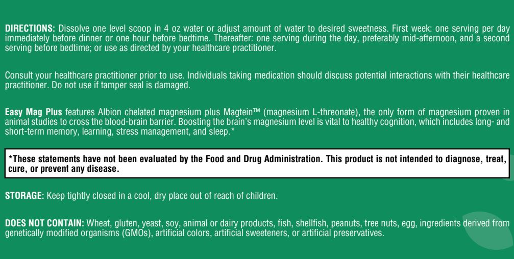 Easy Mag Plus Berry - 5.29 oz Powder