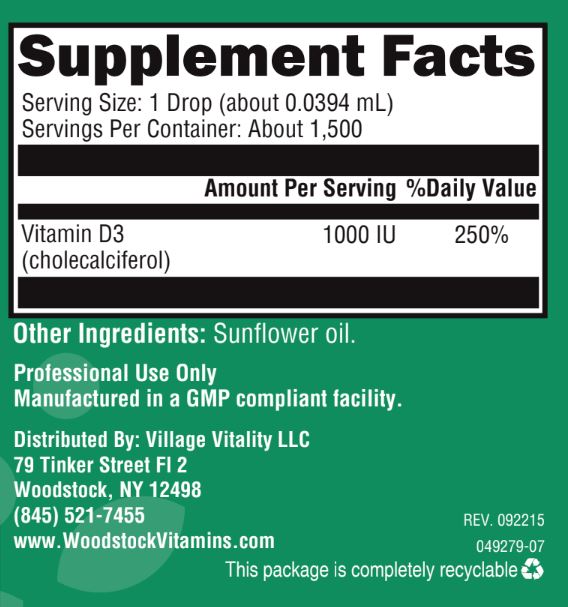 Liquid D3 - 2 oz Liquid