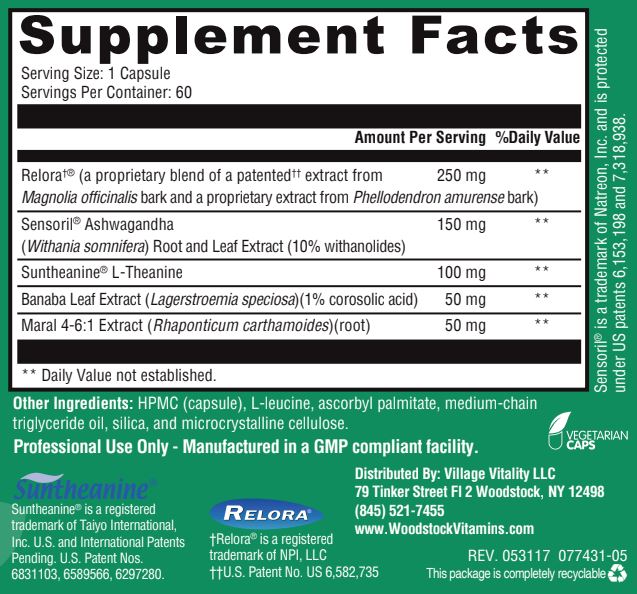 Vital Adrenal Cortisol Support - 60 Capsules