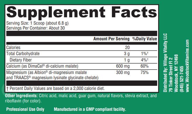 Vegan Calcium-Magnesium Powder - 7.20 oz