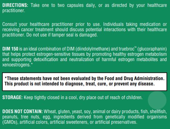 DIM 150 - 60 Capsules