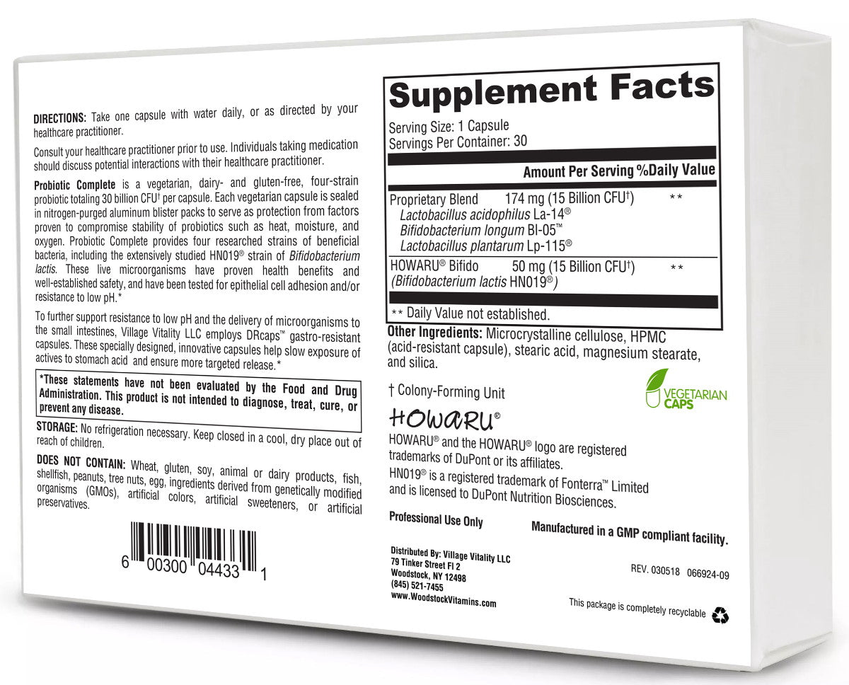 Probiotic Complete - 30 Capsules