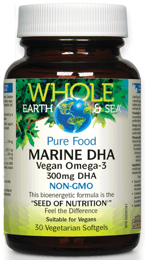 Marine DHA Vegan Omega-3 300mg - 30 Softgels
