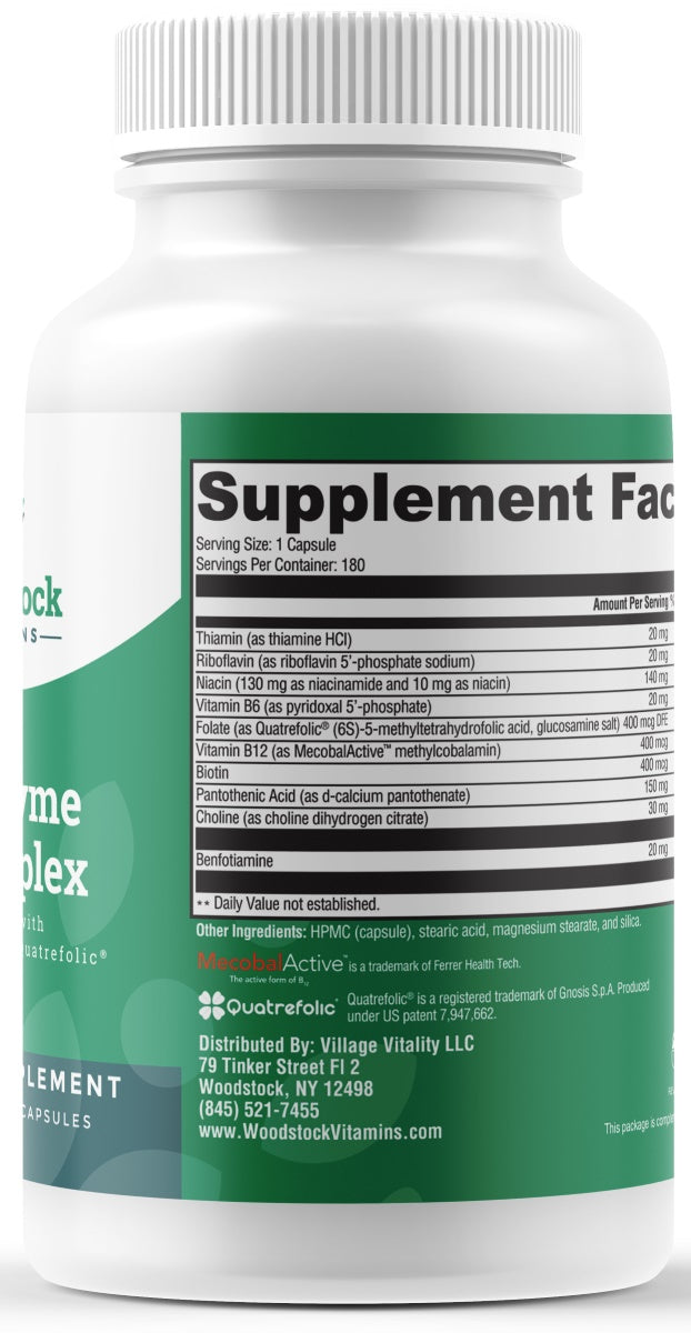 Coenzyme B-Complex - 180 Capsules