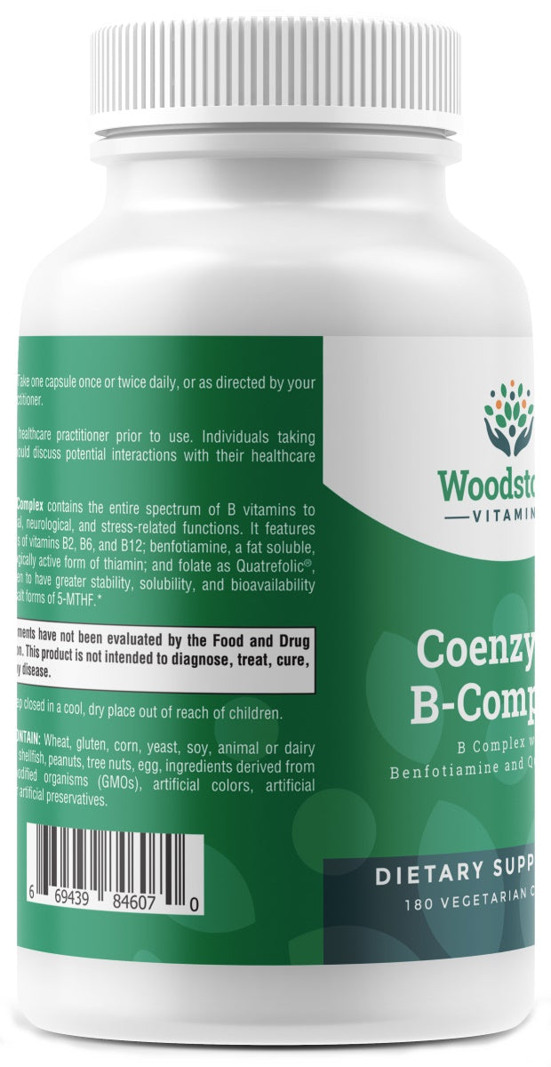 Coenzyme B-Complex - 180 Capsules