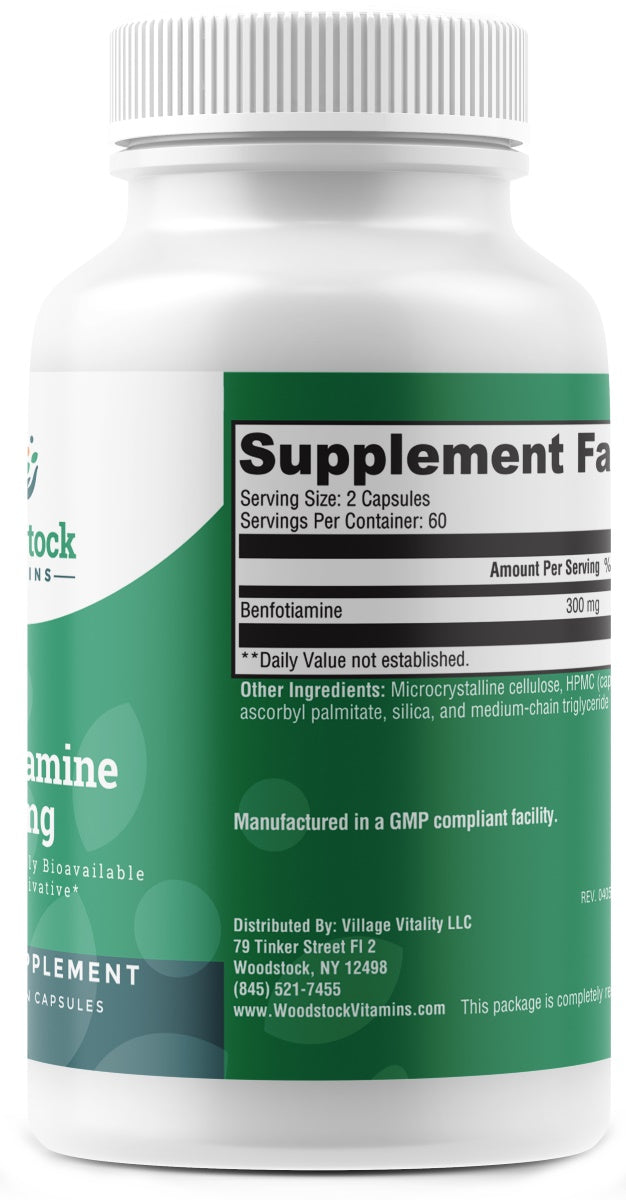 Benfotiamine 150 mg - 120 Capsules