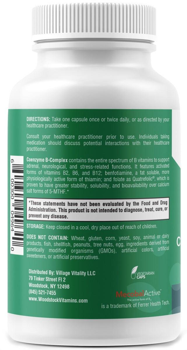 Coenzyme B-Complex - 90 Capsules