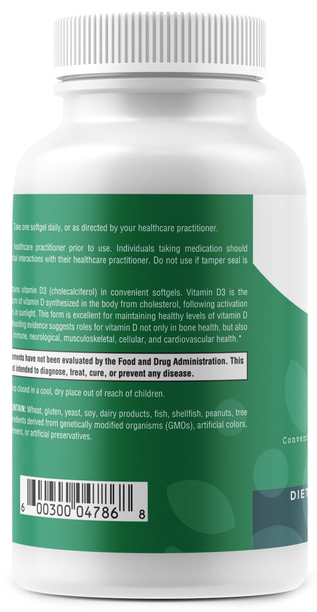 D3-5000 - 180 Softgels