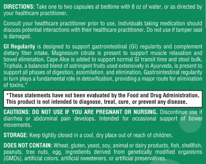 GI Regularity - 60 Capsules