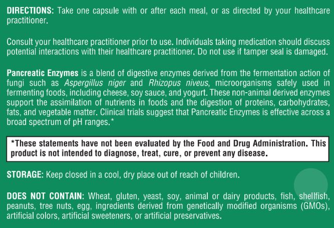 Pancreatic Enzymes - 90 capsules