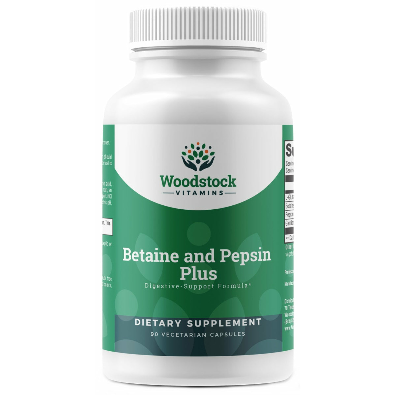Betaine and Pepsin Plus - 90 Capsules