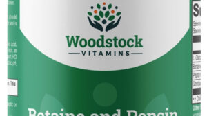 Betaine and Pepsin Plus - 90 Capsules