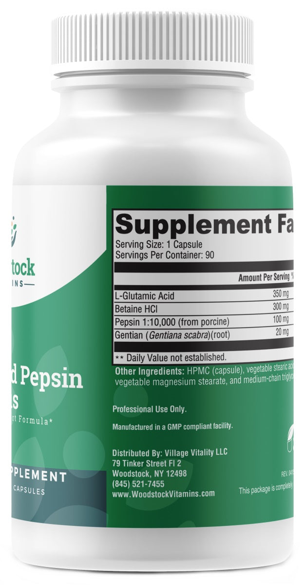 Betaine and Pepsin Plus - 90 Capsules