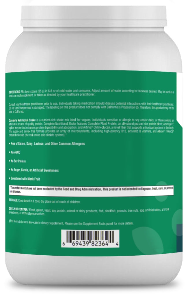 Complete Nutritional Shake - Dutch Chocolate - 17.28 oz Powder