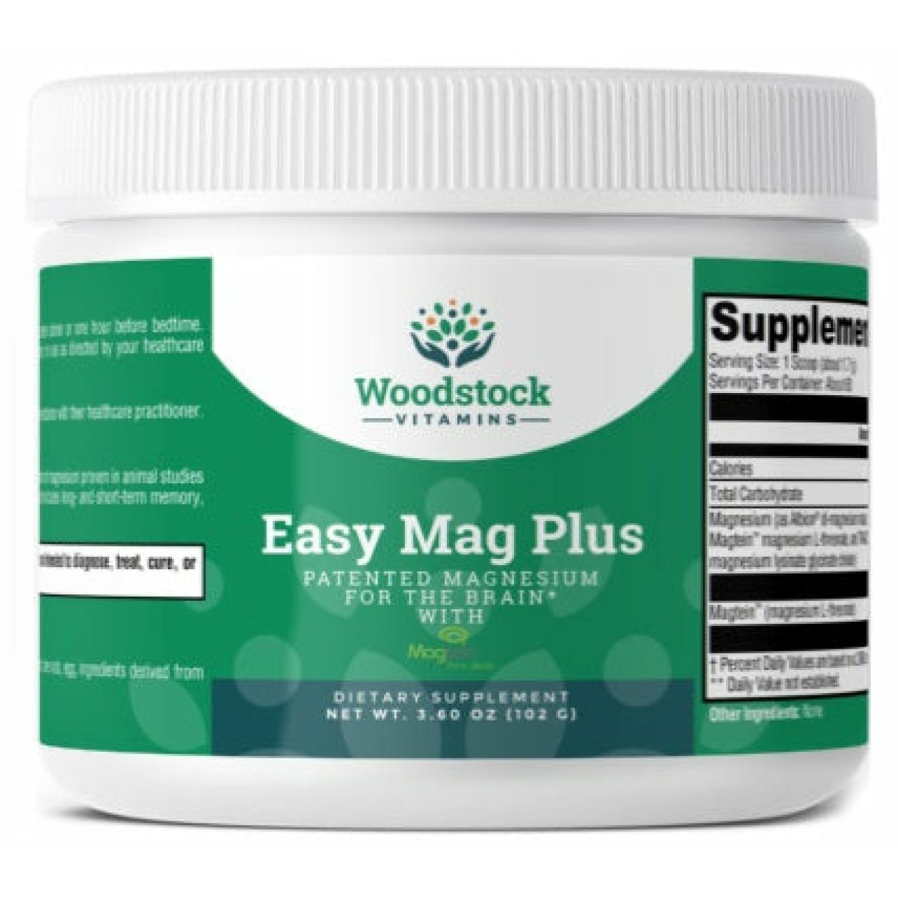 Easy Mag Plus Unflavored - 3.6 oz Powder