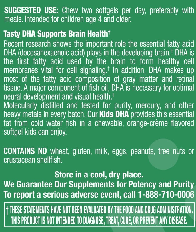 Kids DHA - 60 Chewable Softgels