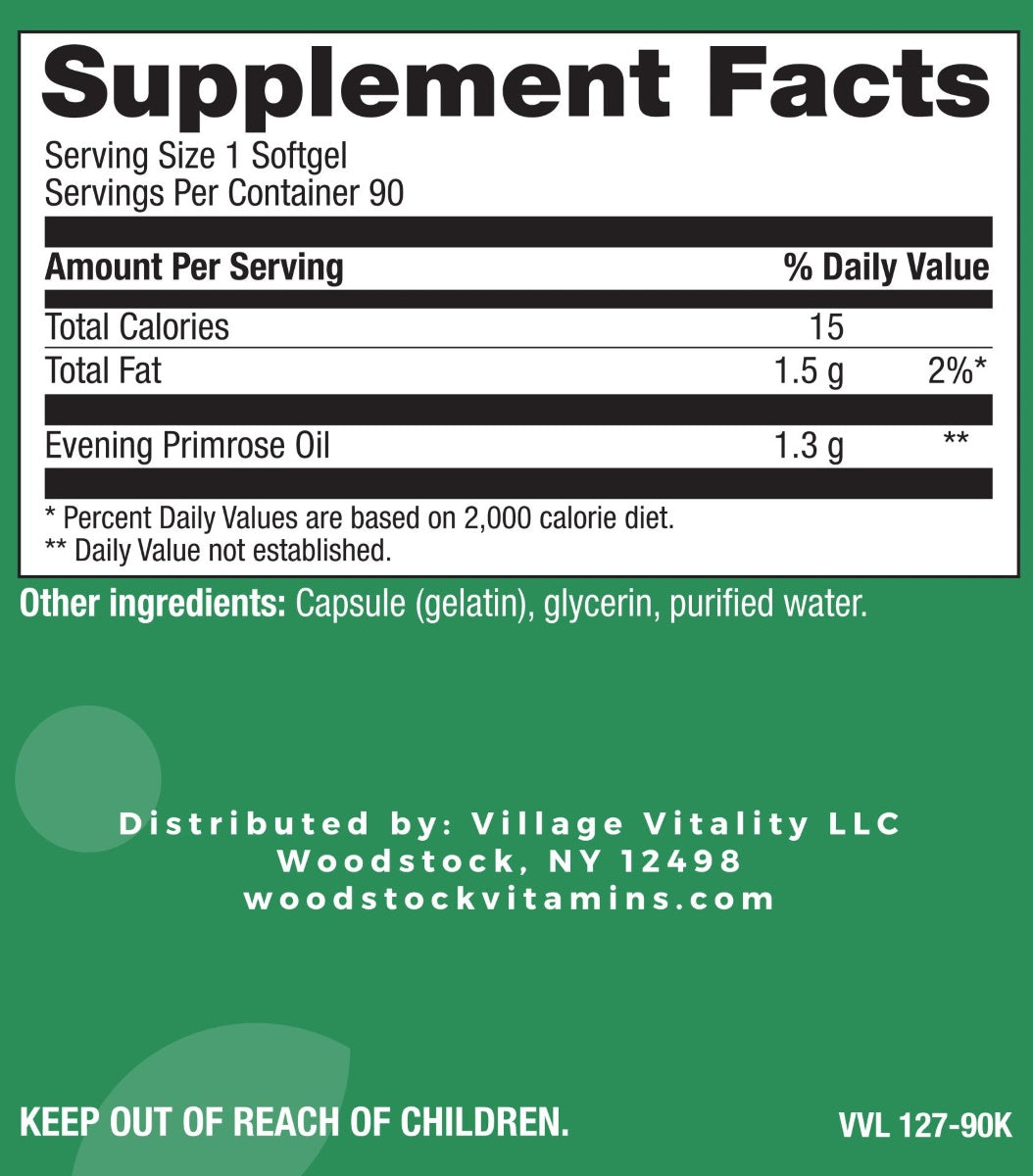 Evening Primrose Oil 1,300 mg - 90 Softgels