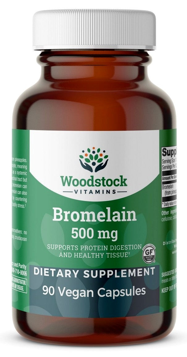 Bromelain 500mg - 90 Capsules