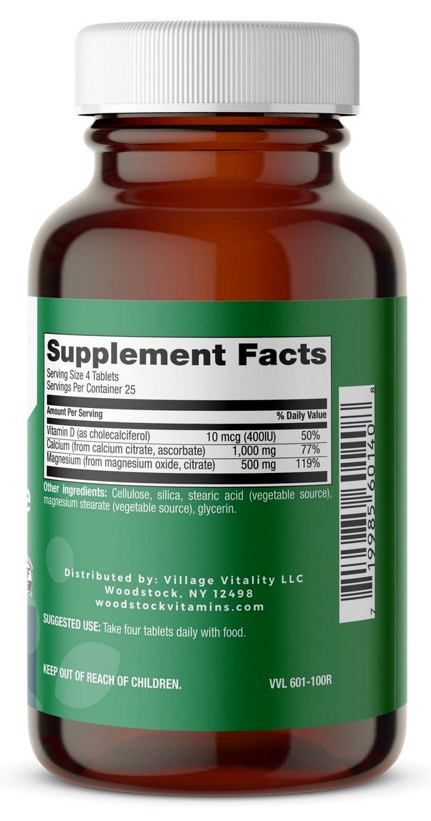 Cal-Mag Citrate Complex with Vitamin D3 - 100 Tablets