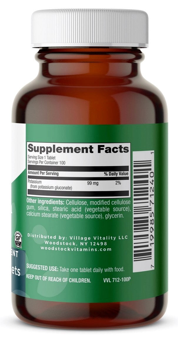 Potassium 99 mg - 100 Tablets