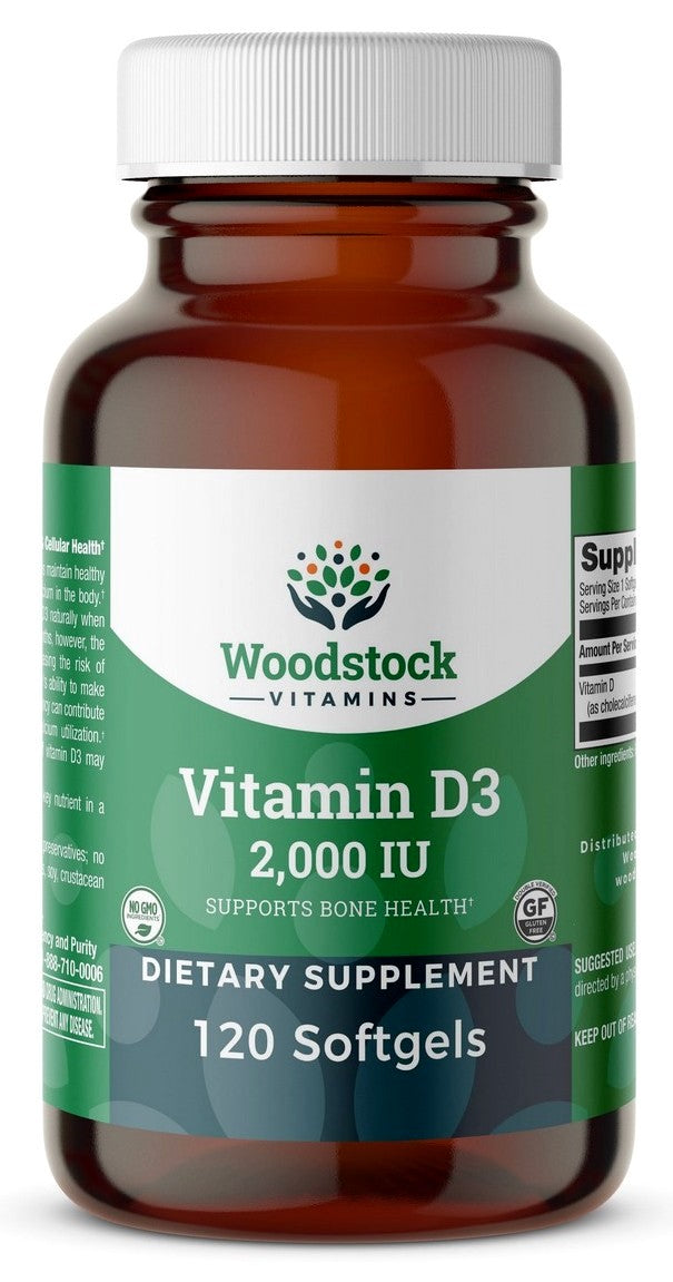 Vitamin D3 2,000 I.U. - 120 Softgels