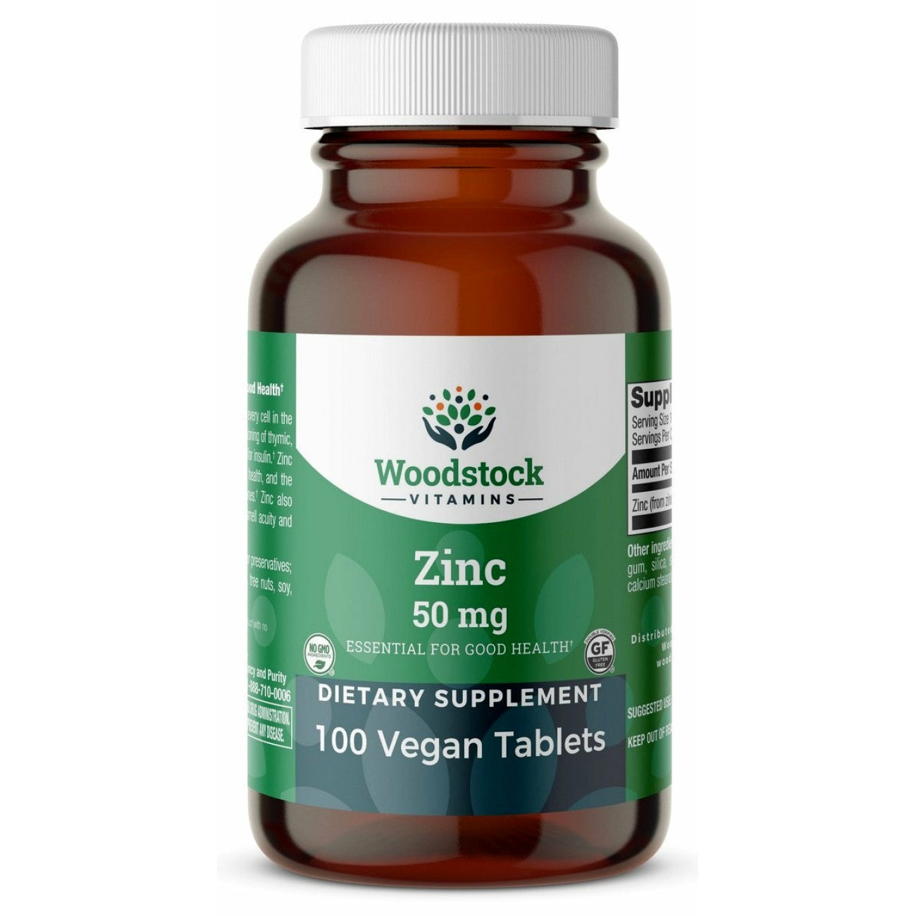 Zinc 50 mg - 100 Tablets
