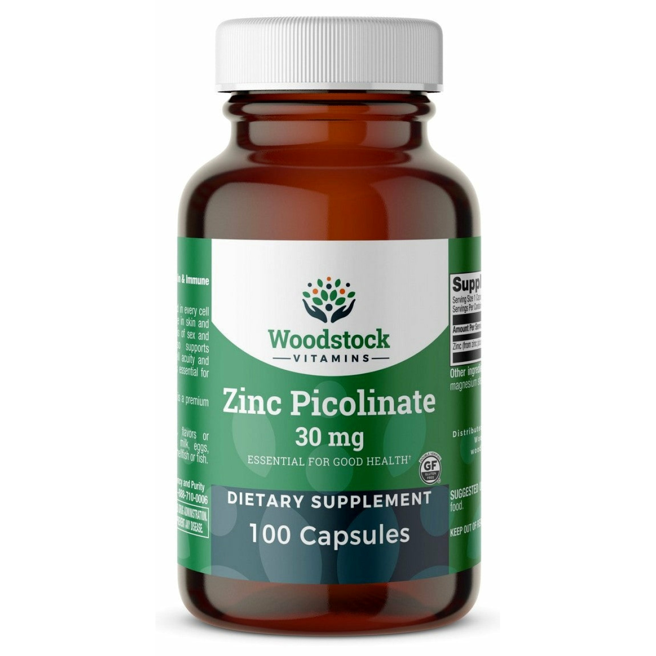 Zinc Picolinate 30 mg - 100 Capsules