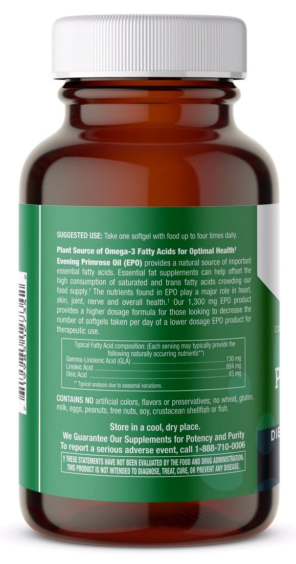 Evening Primrose Oil 1,300 mg - 90 Softgels