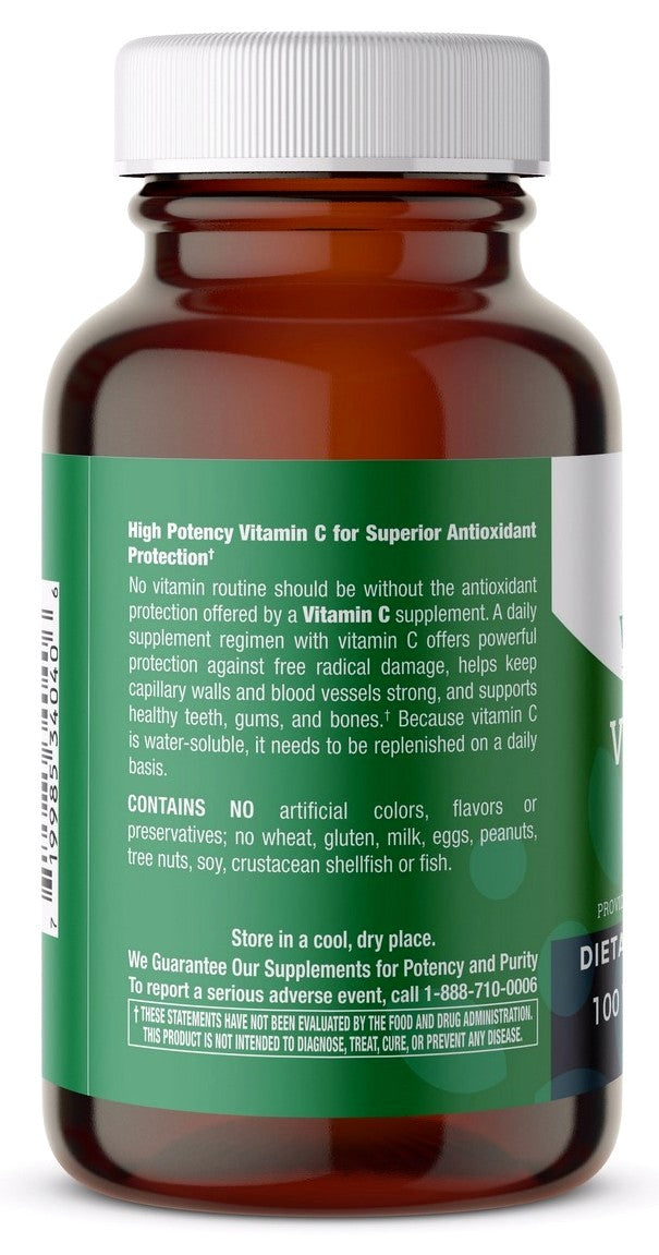 Vitamin C Caps 1,000 mg - 100 Capsules