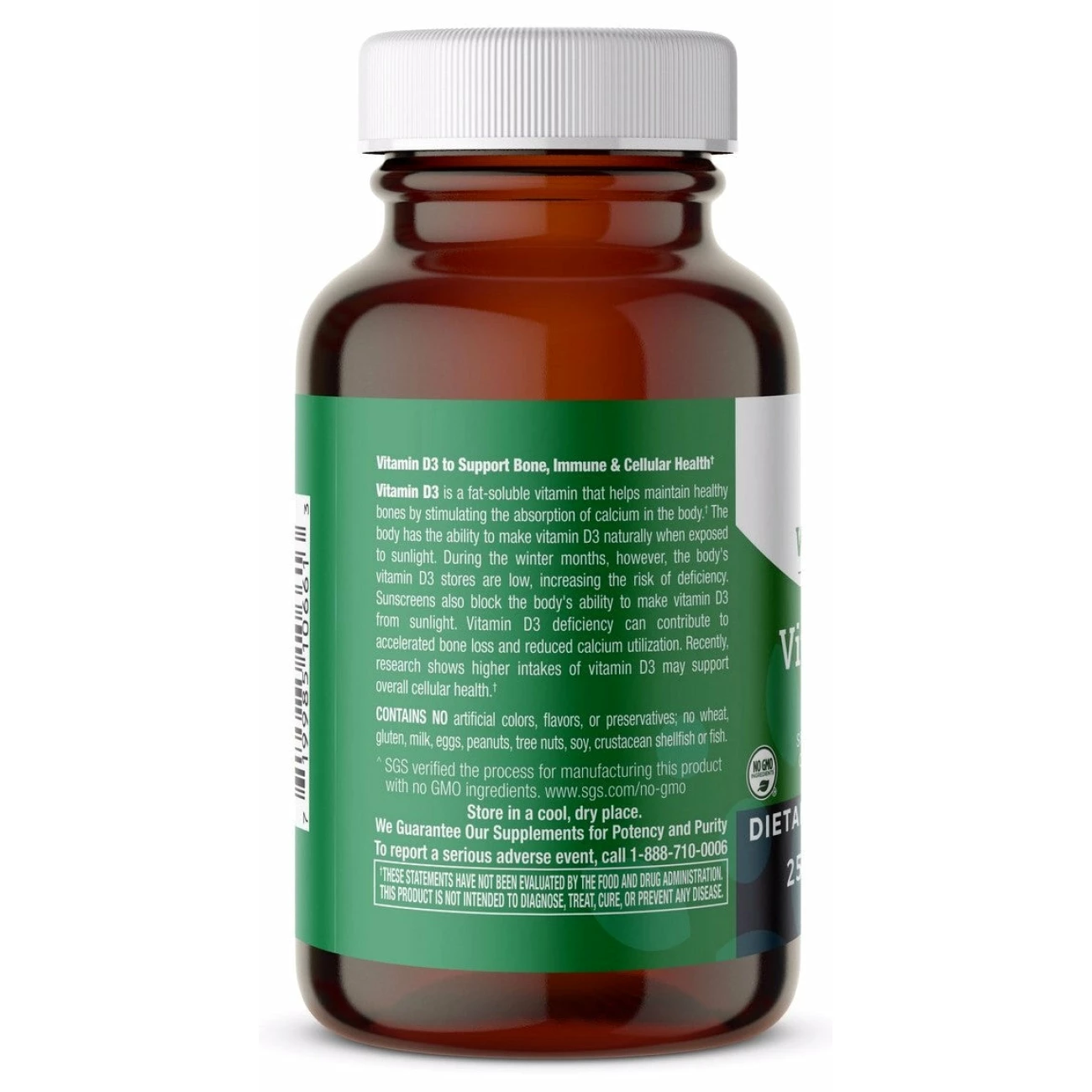 Vitamin D 1,000 I.U. - 250 Softgels