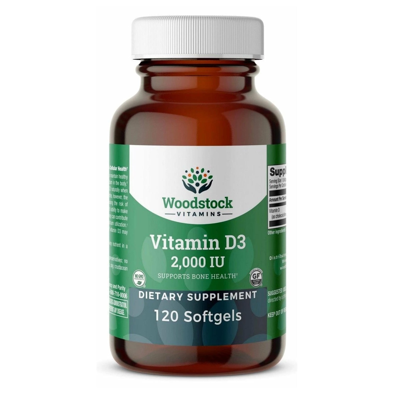 Vitamin D3 2,000 IU Softgels